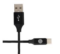 OUR PURE PLANET USB A to USB C Cable Fast Charging - 1.2m Nylon Braided USB C Charger Cord for Samsung, Android & Tablets - Eco Friendly