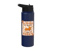 Our Residents are Sweeter Than Pumpkin Pie Cute Nurse Fall Stainless Steel Insulated Water Bottle