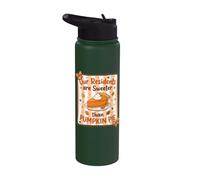 Our Residents are Sweeter Than Pumpkin Pie Cute Nurse Fall Stainless Steel Insulated Water Bottle