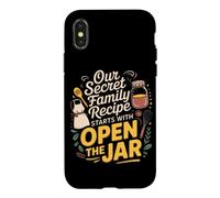 Our secret family recipe starts with open the jar. Kitchen Case for iPhone X/XS