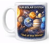 Our Solar System Out of This World Astronomy Space Coffee Cup Gift Mug