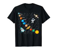 Our Solar System - Space - Planets - Astronomical Object Value Graphic T-Shirt