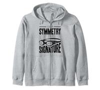 Our Symmetry Is Our Signature Synchro Swimmer Synchronized Zip Hoodie