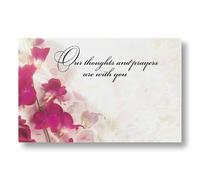 Our Thoughts and Prayers are with You Enclosure Gift Tags, 3.5in. x 2.25in., 50 Pack