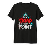 Our Triad is Missing a Point Unicorn Couples Humor Premium T-Shirt
