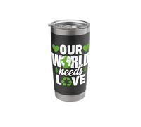 Our World Needs Love Stainless Steel Insulated Tumbler