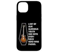 Our Youth Dies With Every Rock Hero Who Passes Away Guitar Case for iPhone 14 Plus