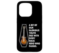 Our Youth Dies With Every Rock Hero Who Passes Away Guitar Case for iPhone 15 Pro
