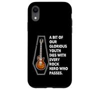 Our Youth Dies With Every Rock Hero Who Passes Away Guitar Case for iPhone XR