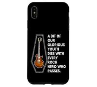 Our Youth Dies With Every Rock Hero Who Passes Away Guitar Case for iPhone XS Max