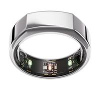 Oura Gen3 Heritage Smart Ring - Size 10, Silver | Sleep, Heart Rate and Fitness Tracking Wearable - Up to 7 Day Battery Life - iOS/Android Compatible - Size First with Oura Sizing Kit