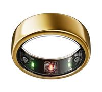 Oura Gen3 Horizon Smart Ring - Size 7, Gold | Sleep, Heart Rate and Fitness Tracking Wearable - Up to 7 Day Battery Life - iOS/Android Compatible - Size First with Oura Sizing Kit
