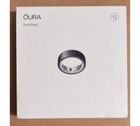 OURA RING 4 SIZE 12 STEALTH NOIR BLACK SMART RING - NEW BOXED