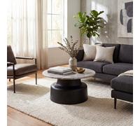 Oura Round Coffee Table Modern Circular Living Room Centerpiece