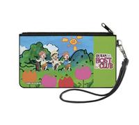 Ouran High School Host Club Wallet, Zip Clutch, Hitachiin Twins Renge Garden, Canvas, Multicolor, Large