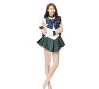 OURCOSPLAY Womens Ourcosplay Sailor Moon Neptune Kaiou Michiru Cosplay Costume 6 Pcs Set ( Xl)