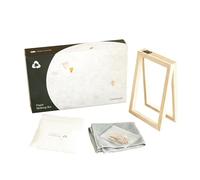 OurHands Paper Making Kit Learn to Make and Recycle Paper - Comes with Tools, Screen, Recyled Silk and Cellulose Pulp - Papercrafts for Adults