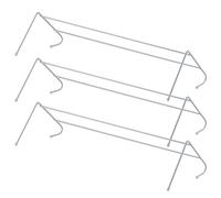 OurHouse Two Bar Over Radiator Airer Set of 3, 2.4m Extra Drying Space, 3 Airer Set, Clothes Airer for Radiator, Dry Small Items, Space and Money Saving Economical Indoor Clothes Drying Rack