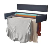 OurHouse Wall Mounted Clothes Drying Rack, Retractable Clothesline for Indoor and Outdoor, Weather Resistant, Foldable, 3.5 m Drying Space and 20 kg Clothes, Easy Installation