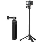 OURHZTB 40cm/15.75" Selfie Stick Tripod for DJI Osmo Action 5 Pro/4/3, Portable Vlog Handle Grip Extendable Selfie Stick Tripod for Insta360 Ace Pro 2/Ace Pro Camera Accessories