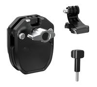 OURHZTB Aluminum Motorcycle Windshield Clamp Mount for Insta360 X5 X4 X3, Quick Release Motorbike Windscreen Clilp Mount for DJI Osmo 360 Action 5 Pro Sports Action Camera