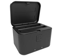 OURHZTB Battery Charger Compatible for Insta360 X5 Panoramic Action Camera, Dual Channel Fast Charger Hub, USB-C Input 5V/3A, Portable Two Batteries Charge Storage Station