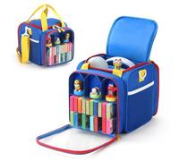 OURHZTB Carrying Case Compatible with Little Tikes Story Dream Machine Books Starter Set, Travel Case Storage Bag with Handle for Story Books, Audio Play & Character Accessories (Blue)