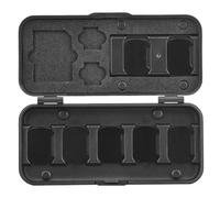 OURHZTB Hard Shell Lens Filter Case Pouch for DJI Osmo Pocket 3, Dustproof & Water-Resistant Camera Lens Filter Storage Bag for ND UV CPL Filter Wide Angle Macro Lens TF/SD Card Organizer Accessories