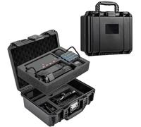OURHZTB IP67 Waterproof Carrying Case for Insta360 X5, X4 Camera, Large Capacity Double-Layer Multi-Functional Storage Bag Box Compatible with Tripod Foldable Selfie Stick and Other Accessories