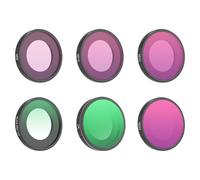 OURHZTB ND CPL Camera Lens Filter Compatible with Insta360 GO Ultra, ND/PL Adjustable Polarizer & Neutral Density Filters, Multi Layer HD Optical Glass (6 Pack CPL+ND8+ND16+ND32+ND64+1/4 BLACK MIST)