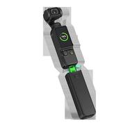 OURHZTB Pocket 3 Battery Handle Grip Compatible with DJI Osmo Pocket 3, Portable Power Handle Power Bank Built-in 4500mAh Battery, 10W Fast Charging, Bottom Reserved 1/4” Thread