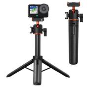 OURHZTB Quick-Release Tripod Extendable Selfie Stick for DJI Osmo Action 6/Osmo Nano, Multifunctional Extension Pole Cold Shoe Mounting for Fill Lights and Microphones Accessories