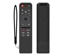 OURHZTB Silicone MR25GA Magic Remote Case for LG MR25GA Magic Smart TV Remote Control Protective Cover Soft Anti-Slip Anti-Lost Dust-proof Cover Sleeve (Black)