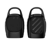 OURHZTB Silicone Protective Case Cover Compatible for JBL Clip 5 Portable Bluetooth Speaker Outdoor Audio Organizer Lightweight and Shockproof Soft Cover Shell (Black)