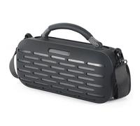 OURHZTB Silicone Protective Cover Case Compatible for Bose SoundLink Max Portable Bluetooth Speaker, Carrying Skin Sleeves with Shoulder Strap (Black)