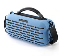 OURHZTB Silicone Protective Cover Case Compatible for Bose SoundLink Max Portable Bluetooth Speaker, Carrying Skin Sleeves with Shoulder Strap (Blue)