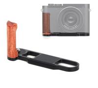 OURHZTB Solid Wood Metal Hand Grip Holder for Leica M1 M2 M3 M4 M6 M7 MA MP Camera L Bracket Handgrip Handle with Arca Type Plate Quick Release Tripod Mount, w/ 1/4" Threads Holes