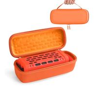OURHZTB Speaker Case Storage Bag for Turtlebox Ranger Loud Outdoor Portable Bluetooth 5.4 Speaker, Hard Travel Carrying Case with Handle, Shockproof Protective Cover Case Shell (Orange)