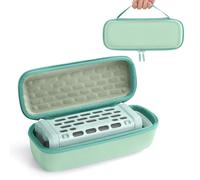 OURHZTB Speaker Case Storage Bag for Turtlebox Ranger Loud Outdoor Portable Bluetooth 5.4 Speaker, Hard Travel Carrying Case with Handle, Shockproof Protective Cover Case Shell (Cyan)