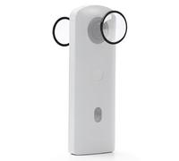 OURHZTB Sticky Lens Protector Lens Guard for Ricoh Theta SC2 / S/V Cameras Accessories, High Transmittance PC Protective Cover with Lens Cap Protection Case