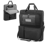 OURHZTB Travel Carrying Case Compatible with ECOFLOW/BLUETTI/Anker Portable Solar Panel Storage Bag with Pockets & Shoulder Strap (for Anker SOLIX PS100 100W & PS200 200W Solar Panel)