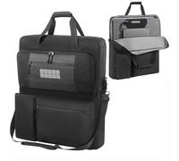 OURHZTB Travel Carrying Case Compatible with ECOFLOW/BLUETTI/Anker Portable Solar Panel Storage Bag with Pockets & Shoulder Strap (for ECOFLOW 110W 160W & 220W Portable Solar Panel)