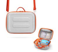 OURHZTB Travel Carrying Case Compatible with Yoto Player 3rd Generation Kids Audio Music Speaker, Hard Case Storage Bag for Audio Player & Headphone Accessories, with Shoulder Strap (Gray)