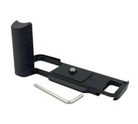 OURHZTB X-E5 Hand Grip L Bracket Holder for Fujifilm X-E5 XE5 Camera Handgrip L-Shape Bracket Metal Grip with Arca Type Quick Release Plate, 1/4" Screw Holes & Cold Shoe Mount (Black)