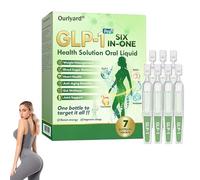 Ourlyard GLP-1 SIX-in-ONE Health Solution Oral Liquid, Advanced GLP-1 Oral Liquid, HHVB GLP-1 Drops, GLP-1 Oral Solution, GLP-1 Peptide Complex Serum, Natural Plant Extract, for Men & Women (1)