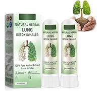 Ourlyard Natural Herbal Lung Detox Inhaler, Herbal Lung Cleansing Inhaler, Ourlyard Lung Detox Inhaler, Ourlyard Nasal Inhaler Stick, Nasal Inhaler Natural (2pcs)