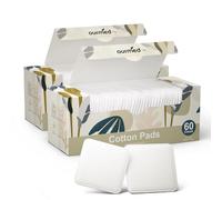 Ourmed Life Large Cotton Pads for Makeup Removal, Soft & Lint-Free Face Pads with Pressed Seam Design, Durable Makeup Remover Pads for Facial Cleansing on All Skin Types, 3x3 Inch, 120 Count