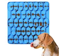 OurMiao Silicone Snuffle Mat for Dogs, Dog Extra Large Lick Mat Slow Feeder with Suction Cups, Interactive Dog Puzzle Feeder Sniff Mat Foraging Mat for Puppy Smell Training Slow Eating, XXL Blue