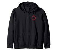 OUROBOROS ANCIENT SNAKE OR DRAGON SYMBOL EATING ITS OWN TAIL Zip Hoodie