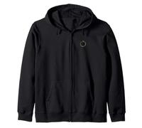 OUROBOROS ANCIENT SNAKE OR DRAGON SYMBOL EATING ITS OWN TAIL Zip Hoodie